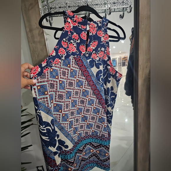 Monteau patterned summer Dress XL - Picture 6 of 7